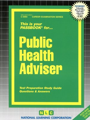 Public Health Adviser - ebook